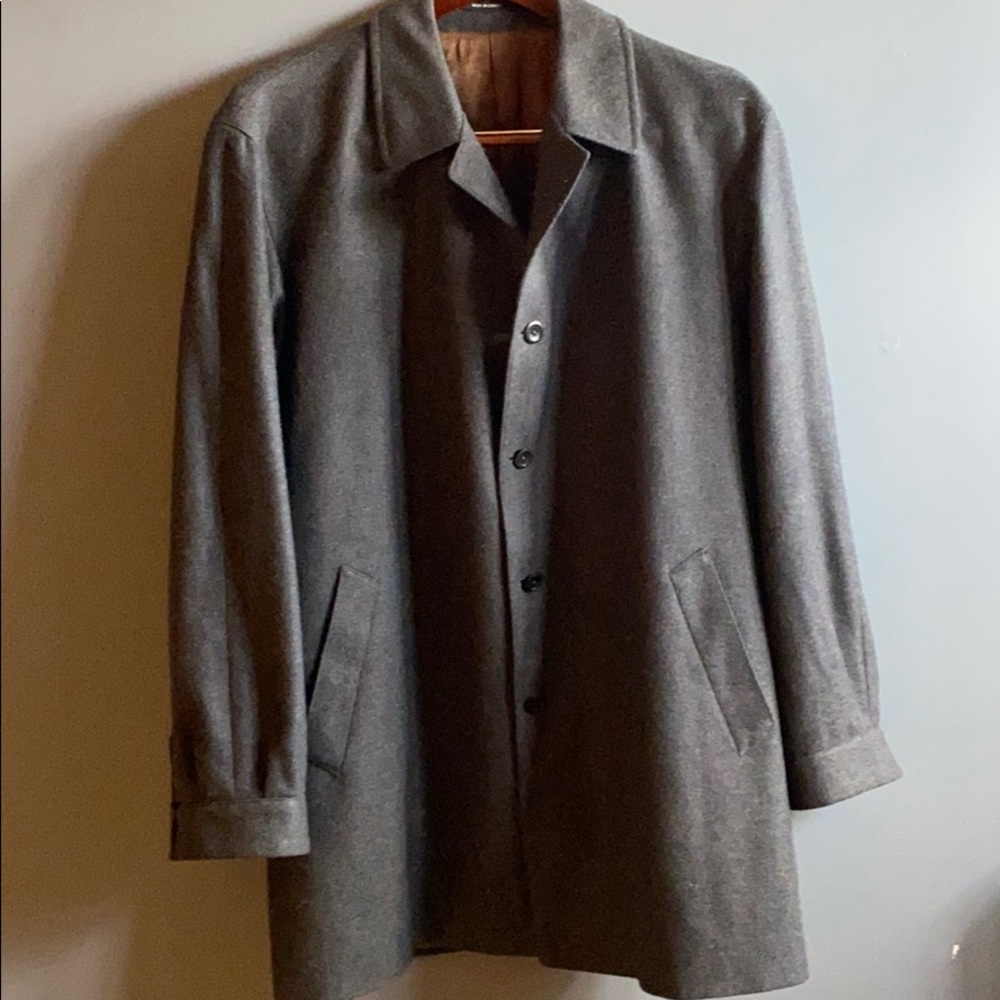 Wool / silk lined coat